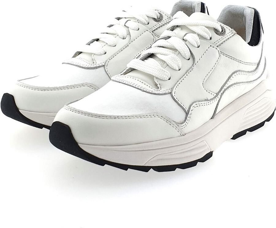 Xsensible Witte sneaker met stretch gevormd voetbed en verharde hiel White Dames - Foto 2