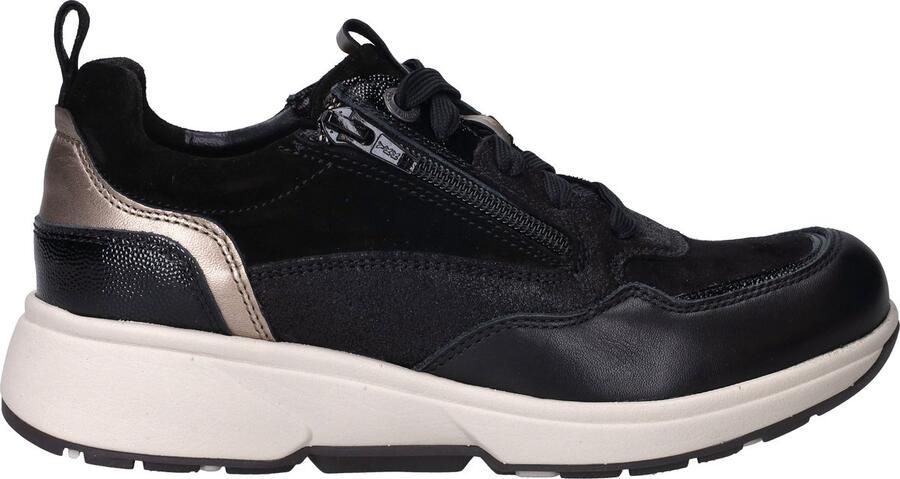 XSENSIBLE Lage Sneakers Combi G Sneaker Maat: 41 Materiaal: Suède Kleur: Zwart