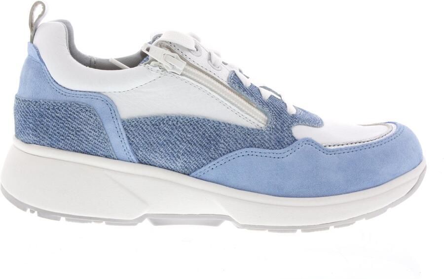 Xsensible Comfortsneaker dames Grenoble lichtblauw Steunzolen Bonne Shoe