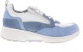 Xsensible Comfortsneaker dames Grenoble lichtblauw Steunzolen Bonne Shoe - Blauw