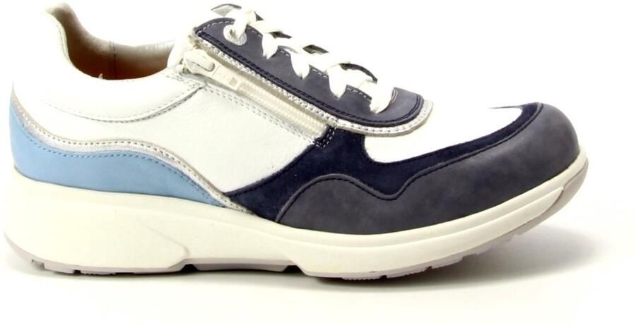 Xsensible Dames Veterschoenen Lima Denim Combi Hx Jeansblauw