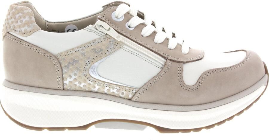 Xsensible Dames Veterschoenen New Jersey Combi Gx Taupe