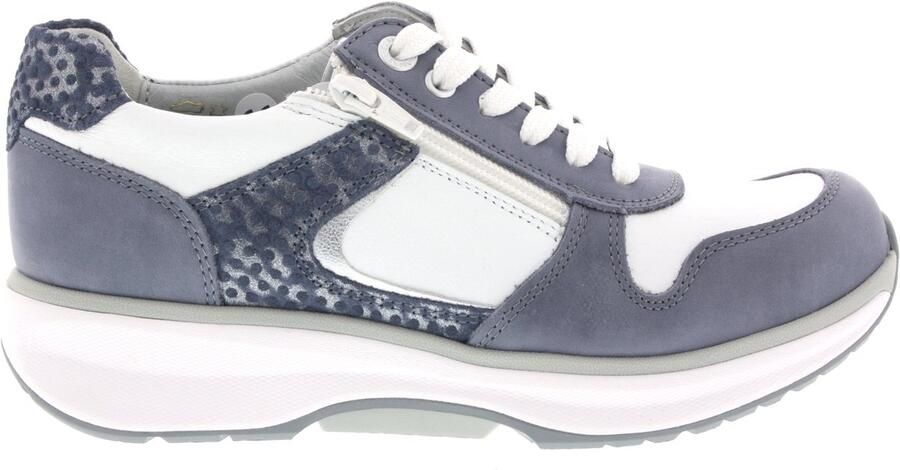 Xsensible Dames Veterschoenen New Jersey Denim Combi Gx Jeansblauw