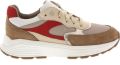 Xsensible Stretchwalker Sneaker Ponte Vecchio 33002.5.352 G Bruin Rood Combi - Bruin
