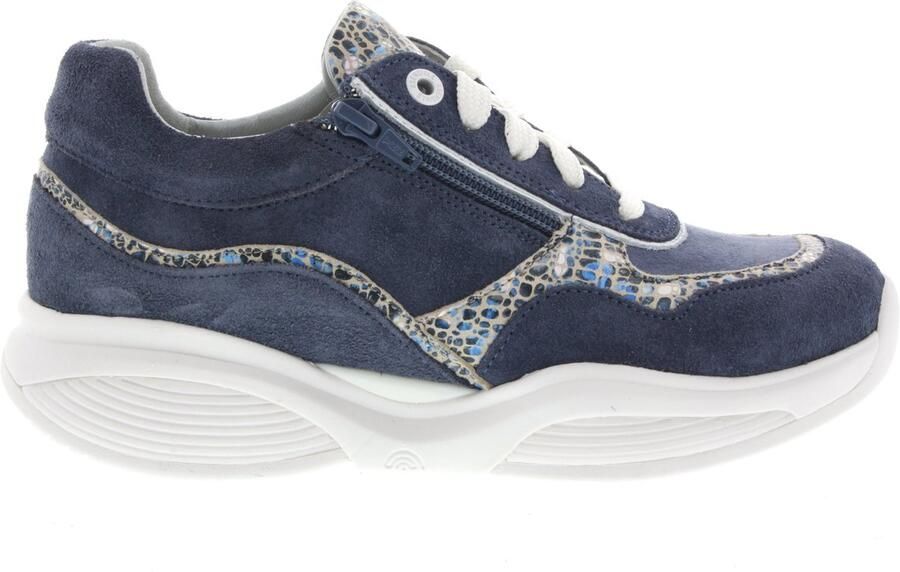Xsensible Dames Veterschoenen Swx11 Denim Fantasy Hx Jeansblauw
