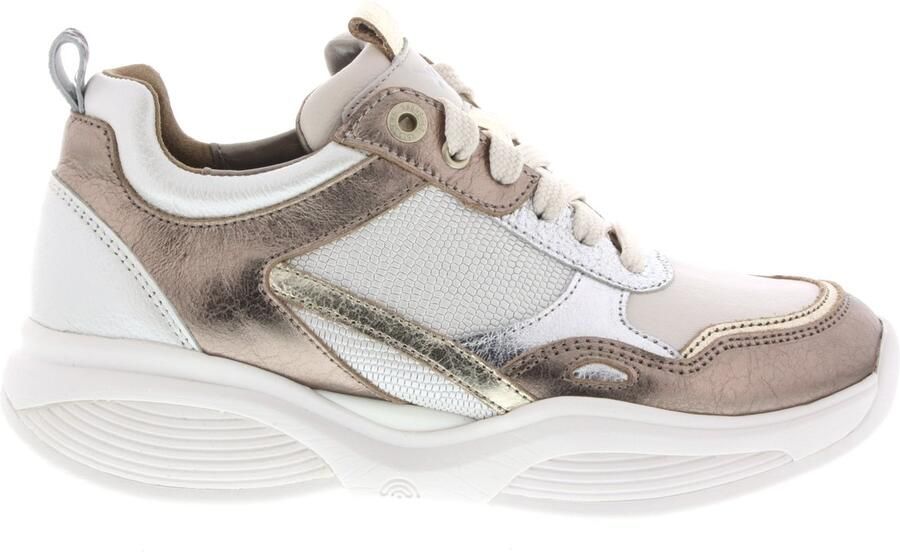 Xsensible X-Sensible art. 32010.3 396 SWX 28 brons beige leer breed dames stretchwalker