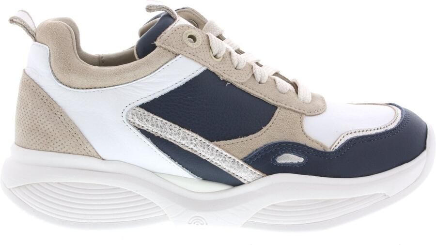 Xsensible Dames Veterschoenen Swx28 Navy Combi Hx Donkerblauw