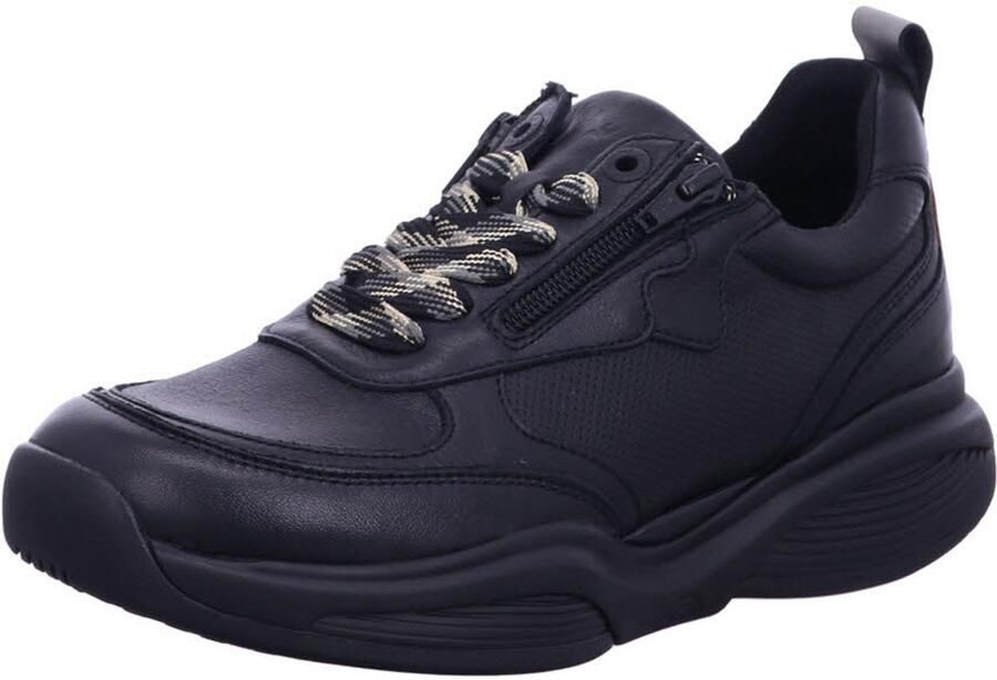 Xsensible dames veterschoenen zwart