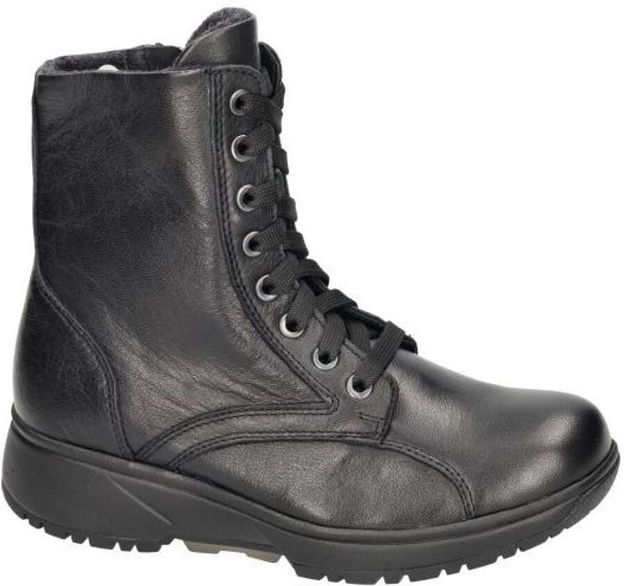 Xsensible 30235.3.001-HX dames veterboots sportief zwart