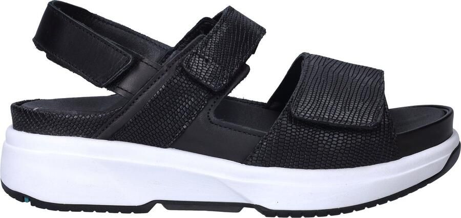 Xsensible 30700.5.009-G H dames sandalen sportief zwart