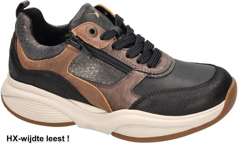 Xsensible -Dames zwart sneakers