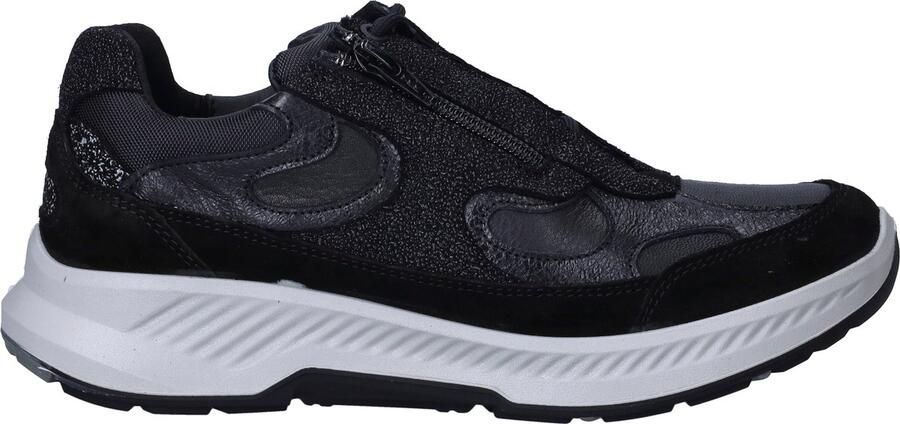 XSENSIBLE Lage Sneakers Dames Douro Textiel Zwart