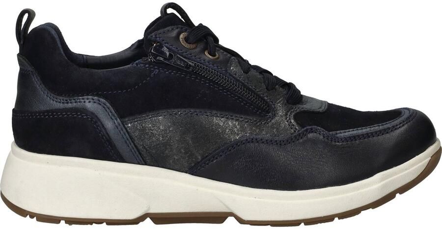 XSENSIBLE Lage sneakers Dames Grenoble Leer Blauw - Foto 4