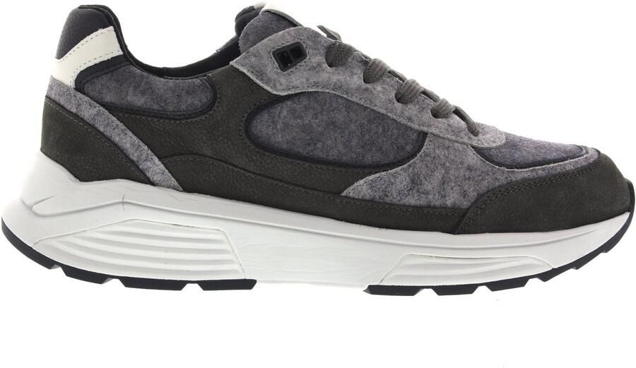 XSENSIBLE Lage Sneakers Heren Manhattan Suède Grijs - Foto 3