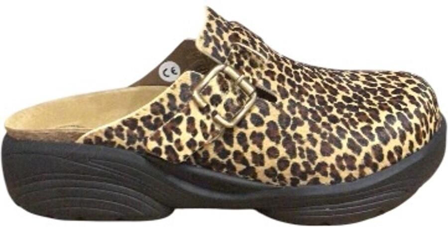 Xsensible 30807.5 625 H Hibiscus Leopard slippers H leest