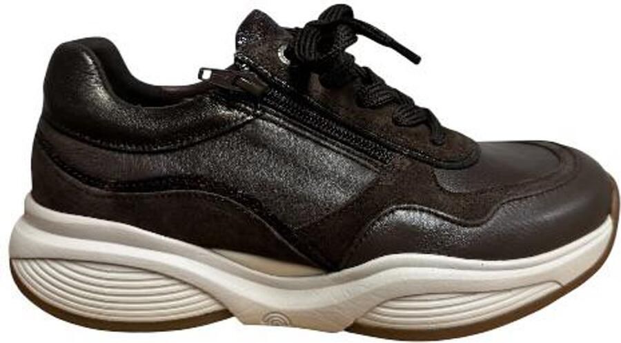 Xsensible Dames Veterschoenen Swx11 Darkbrown Combi Hx Donkerbruin - Foto 2