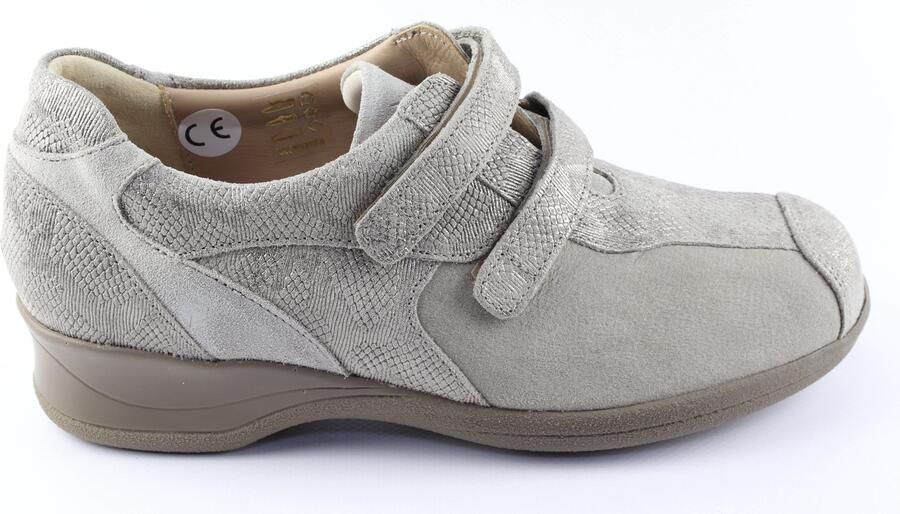 Xsensible Lucia 10027 Klittebandschoenen taupe
