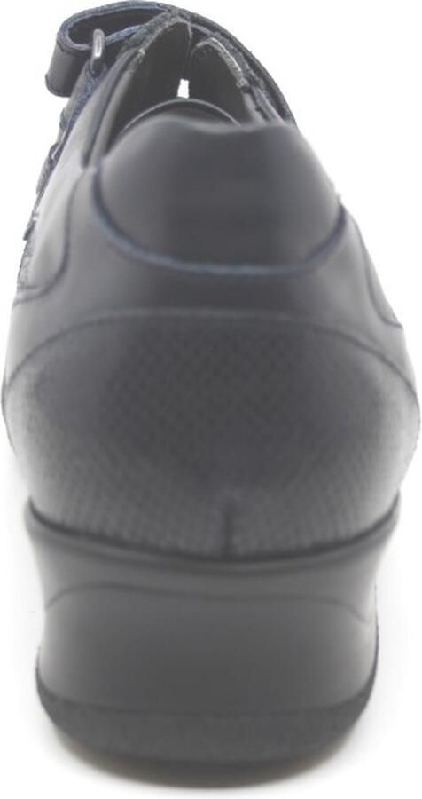 Xsensible Lucia 10027.2.245 blauwe klittenbandschoenen met stretchleer wijdte H - Foto 9
