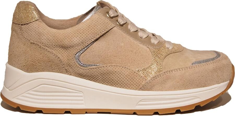 Xsensible Nimco Carla dames sneakers Sand Combi