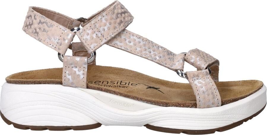 Xsensible Stretchwalker Passiflora 30806.5 446 sand fantasy Beige