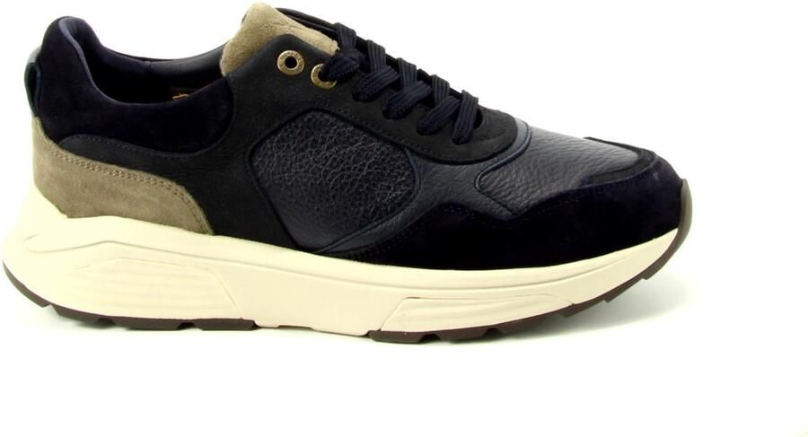 XSENSIBLE Lage Sneakers Heren Rialto Suède Donkerblauw - Foto 3
