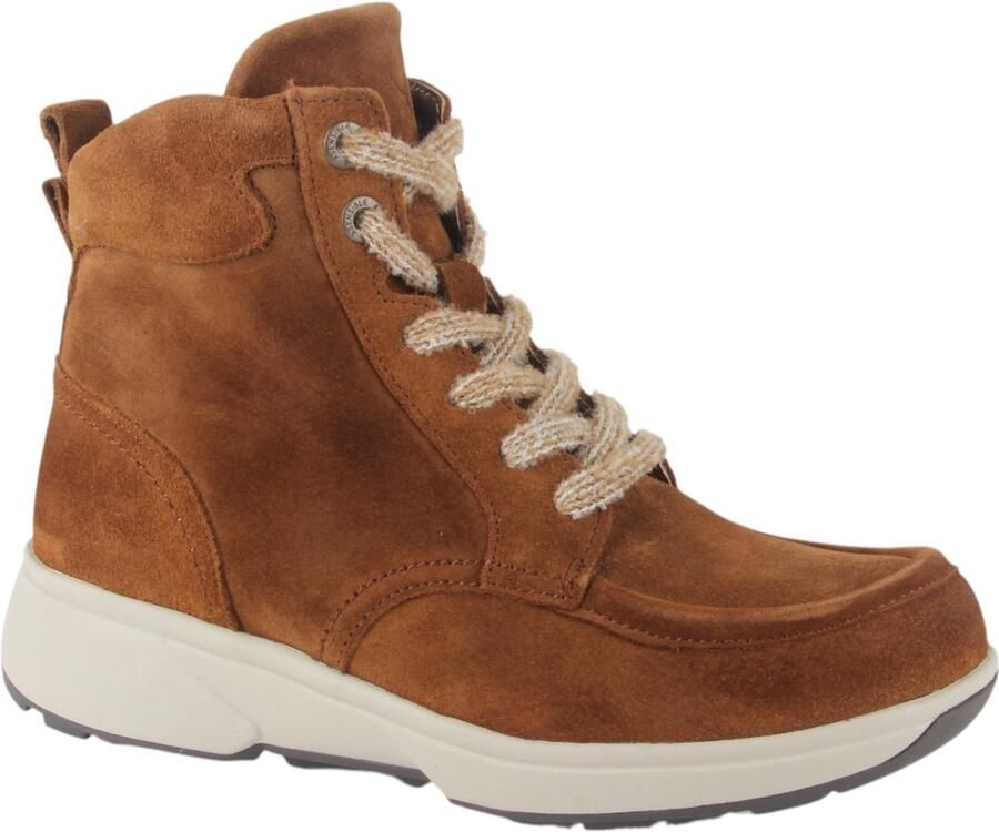 XSENSIBLE Hoge Sneakers Dames Romagna Maat: 38 Materiaal: Suède Kleur: Bruin - Foto 2