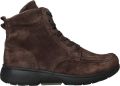 XSENSIBLE Hoge Sneakers Dames Romagna Suède Bruin - Donkerbruin