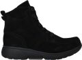 XSENSIBLE Hoge Sneakers Dames Romagna Suède Zwart - Zwart