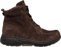 XSENSIBLE Hoge Sneakers Dames Romagna Suède Bruin - Donkerbruin