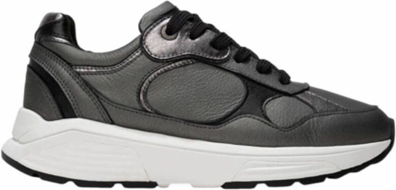 XSENSIBLE Lage Sneakers Dames Combi Met G Sneaker Maat: 37 Materiaal: Leer Kleur: Zilver