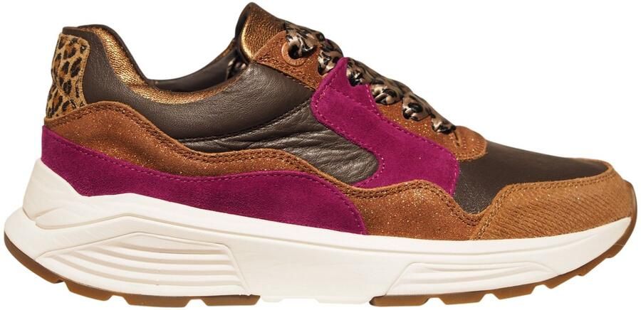Xsensible Stretchwalker Sneaker Golden Gate Lady 33000.3.370 Cognac Combi - Foto 2