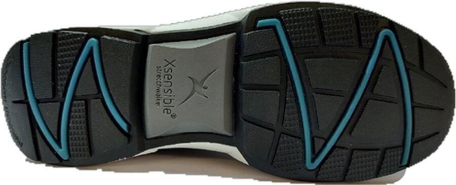Xsensible Stretchwalker Sneaker Lima 30204.2.080 HX Zwart Brons Combi 6½ - Foto 4