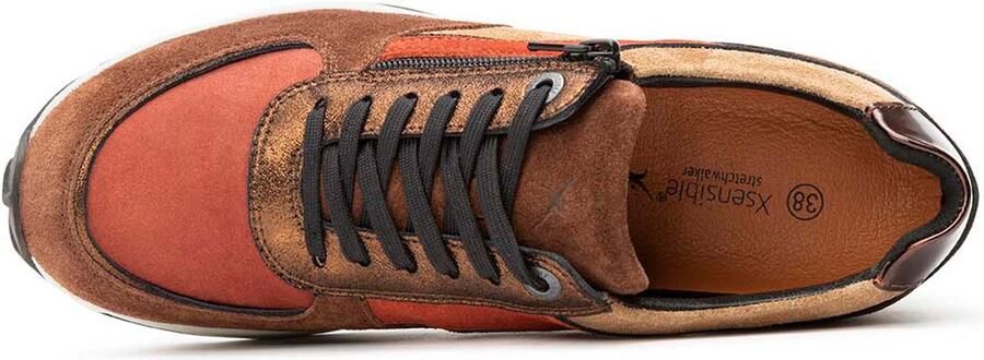 Xsensible Stretchwalker Sneaker Lucca 30112.2.321 GX Bruin Brons Combi 6½ - Foto 3