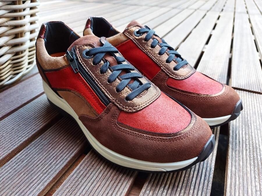 Xsensible Stretchwalker Sneaker Lucca 30112.2.321 GX Bruin Brons Combi 6½ - Foto 6