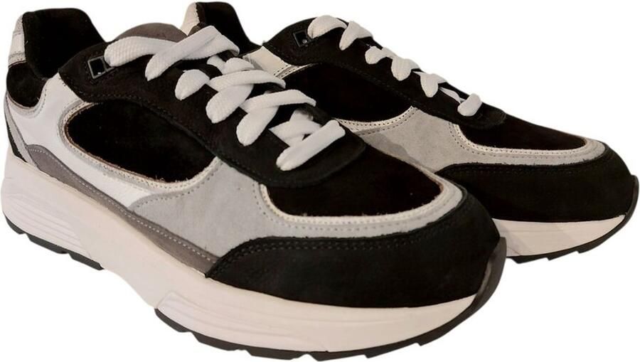 Xsensible Stretchwalker Sneaker Manhattan 33204.2.040 HX Zwart Combi