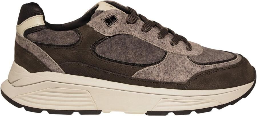 XSENSIBLE Lage Sneakers Heren Manhattan Maat: 44 Materiaal: Suède Kleur: Grijs