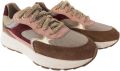 XSENSIBLE Lage Sneakers Dames Ponte Vecchio Suède Bruin - Multicolor