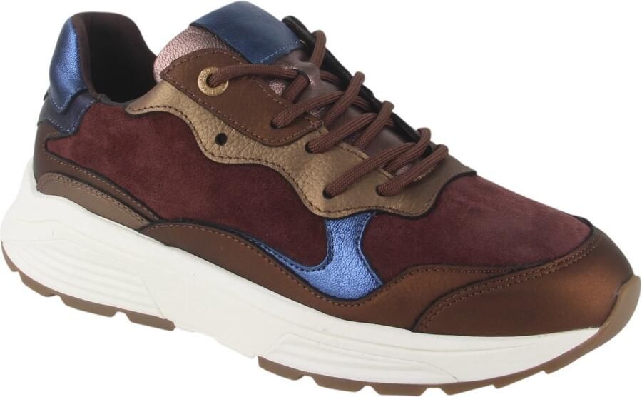 Xsensible Stretchwalker Sneaker Rainbow 33011.5.358 G Bruin Bordeaux Combi