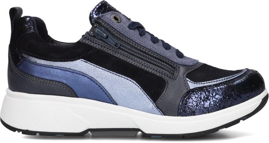 XSENSIBLE Lage Sneakers Dames Valletta Maat: 41 Materiaal: Leer Kleur: Blauw