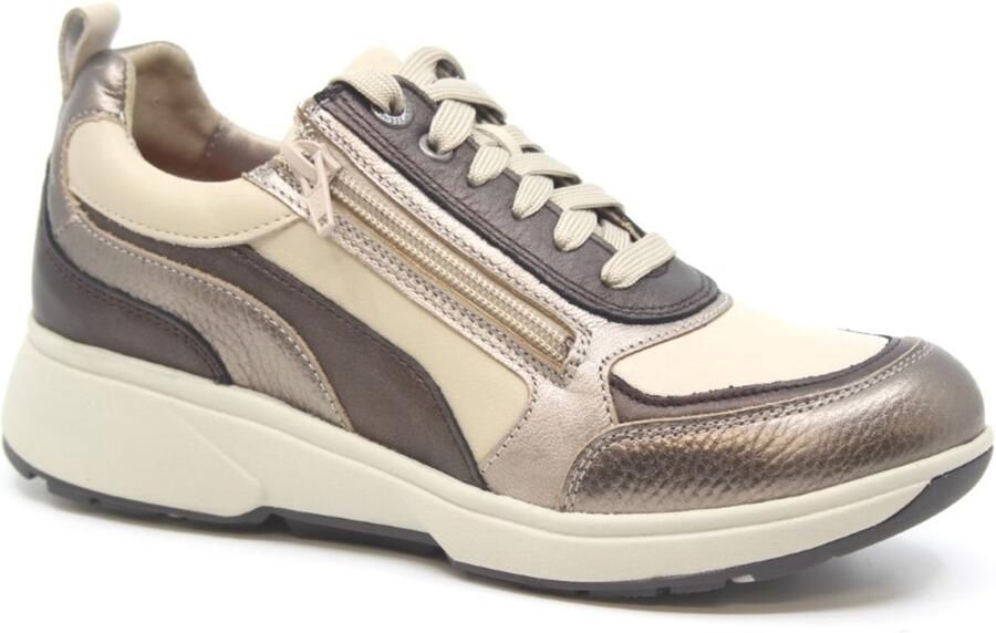 Xsensible Dames Veterschoenen Valletta Bronze Combi Hx Brons