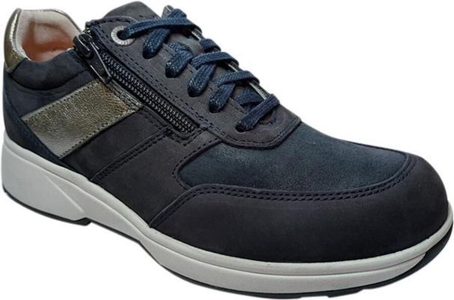 Xsensible Vrouwen Nubuck Lage sneakers Damesschoenen 30201.2 nub Blauw - Foto 5