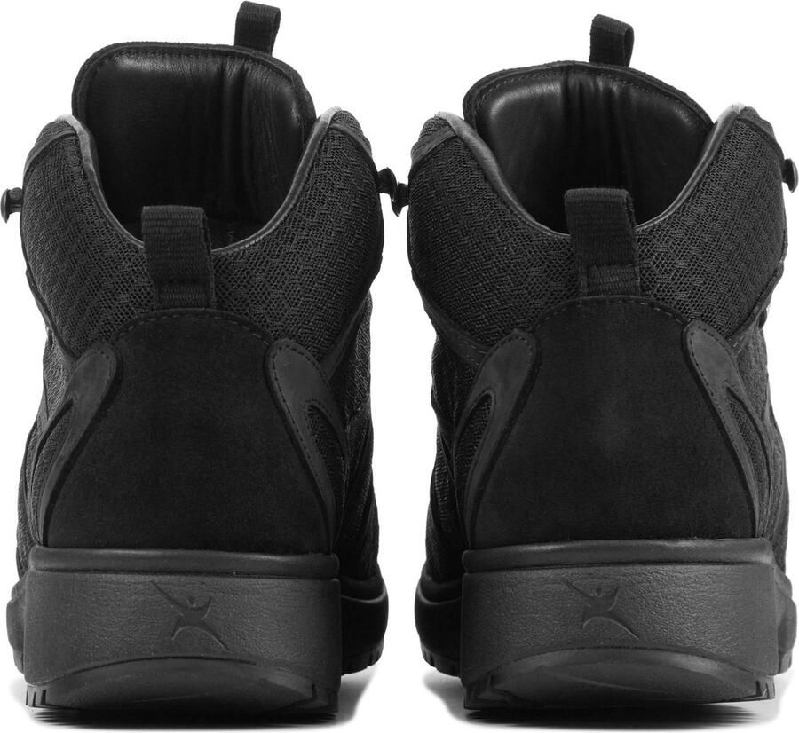 Xsensible Sneakers Dames Hoge sneakers Damesschoenen Leer 40205.5 Zwart - Foto 3