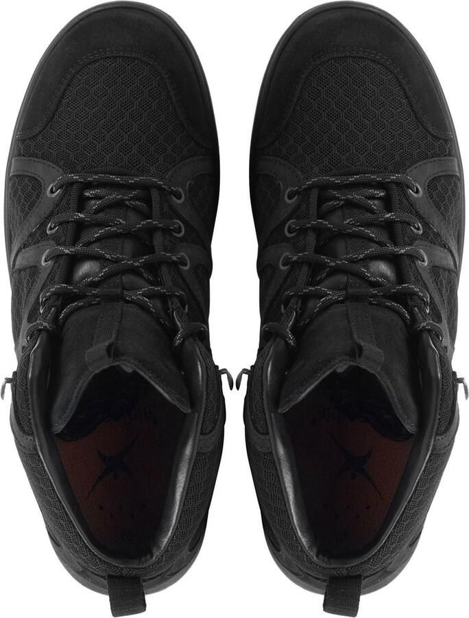 Xsensible Sneakers Dames Hoge sneakers Damesschoenen Leer 40205.5 Zwart - Foto 5