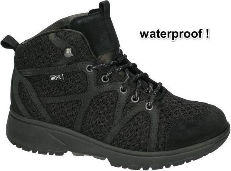 Xsensible Sneakers Dames Hoge sneakers Damesschoenen Leer 40205.5 Zwart - Foto 6