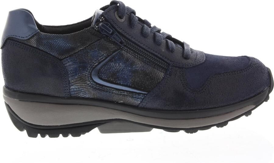 Xsensible Dames Veterschoenen 30042.2.285 Jersey Dark Blue Donkerblauw