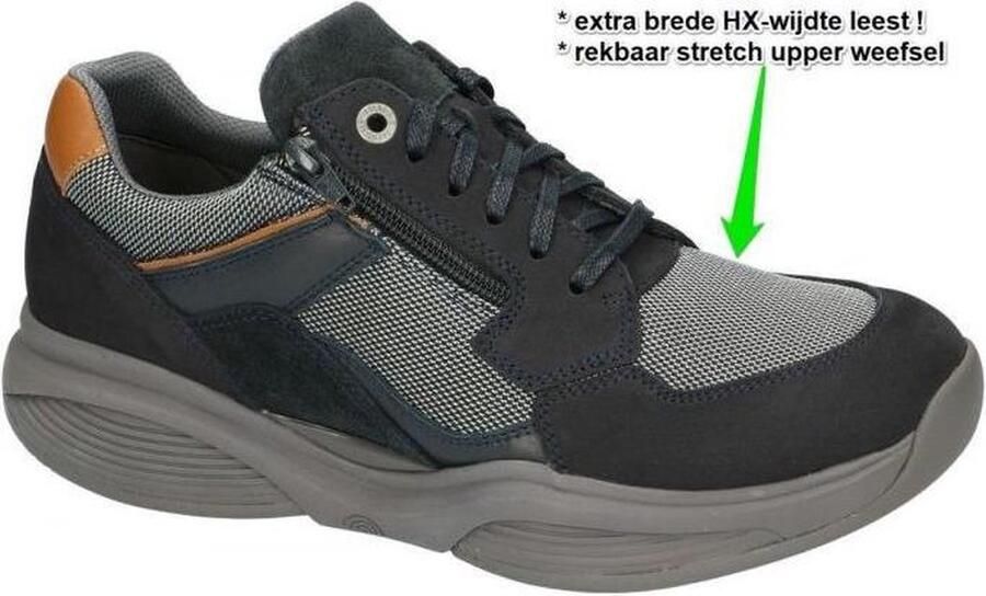 Xsensible Leren Lage sneakers 30088.1 Blauw combi - Foto 5