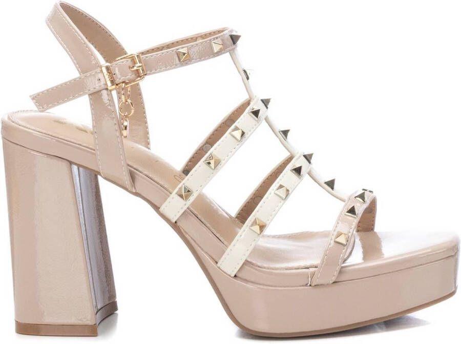 XTI Modieuze Sandalen voor Jongvolwassenen Beige Dames