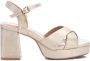 XTI Mode Sandalen voor Jonge Volwassenen Beige Dames - Thumbnail 1