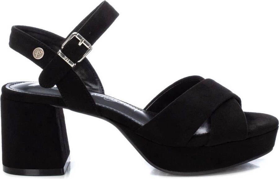 XTI Sandalen met hak Black Dames