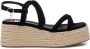 XTI Plateau Sandalen Black Dames - Thumbnail 1